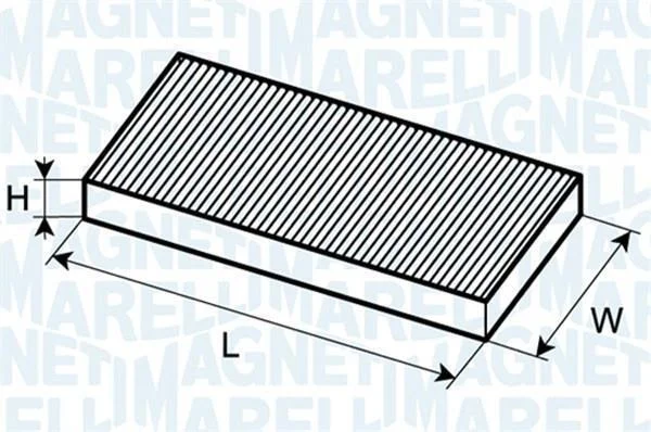 Фільтр салону FORD TRANSIT 2000 -- [] MAGNETI MARELLI 350203061720 (фото 1)