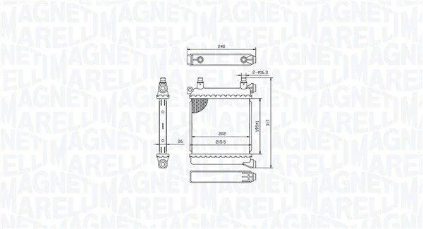 BMW Радіатор сист. охолодження 1 (F40), 2 Gran Tourer (F46), X1 (F48), X2 (F39), MINI MAGNETI MARELLI 350213214500 (фото 1)