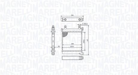 BMW Радіатор сист. охолодження 1 (F40), 2 Gran Tourer (F46), X1 (F48), X2 (F39), MINI MAGNETI MARELLI 350213214500