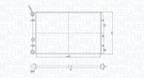 Радіатор MAGNETI MARELLI 350213841000