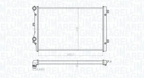 Радіатор MAGNETI MARELLI 350213852000