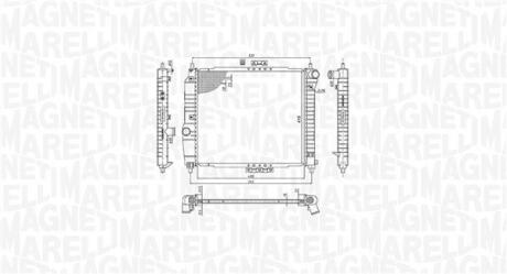 Радіатор MAGNETI MARELLI 350213891000