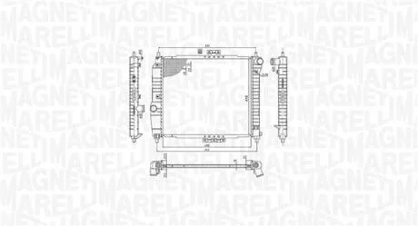 Радіатор MAGNETI MARELLI 350213891000