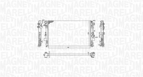 Радіатор MERCEDES VIANO 3.0-3.2-2.0/2.2 [] MAGNETI MARELLI 350213955000