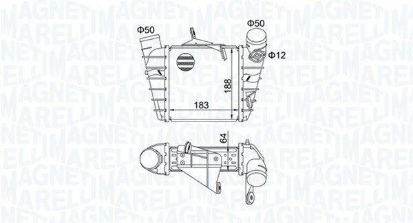 Інтеркулер MAGNETI MARELLI 351319204750 (фото 1)
