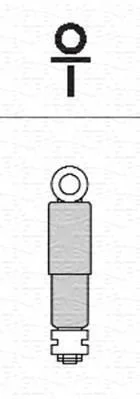 Амортизатор задн Лів/Прав OPEL ASTRA F, ASTRA F CLASSIC, ASTRA F/KOMBI, KADETT D, KADETT E 1.2-2.0 08.79-01.05 MAGNETI MARELLI 351886070000 (фото 1)