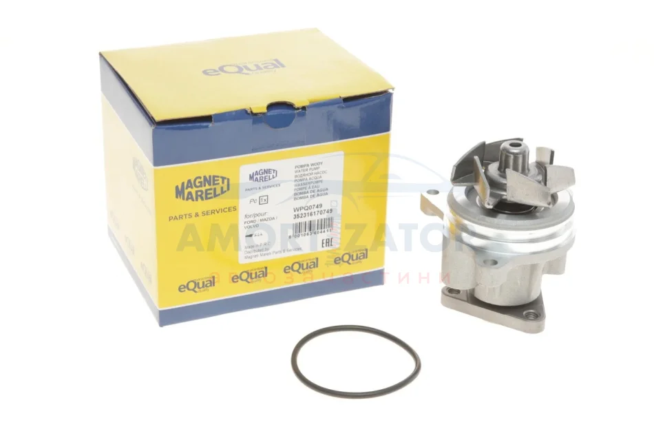 Водяний насос (Вир-во Magneti Marelli кор.код. WPQ0749) MAGNETI MARELLI 352316170749 (фото 1)