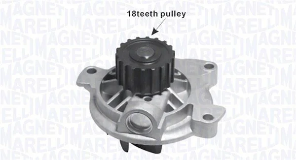 Водяний насос (Вир-во Magneti Marelli кор.код. WPQ1172) MAGNETI MARELLI 352316171172 (фото 1)
