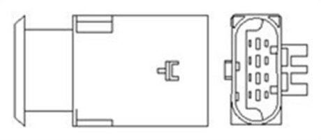 LAND ROVER лямбда-зонд 200, 25, 400, 45, Freelander, MG 1.1/1.8 95- MAGNETI MARELLI 466016355101