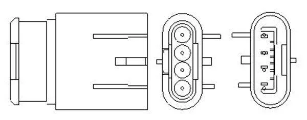 FORD Кисневий датчик (лямбда-зонд) KA 1.2 08-, FIAT, LANCIA MAGNETI MARELLI 466016355154 (фото 1)