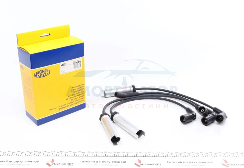 Комплект ізольованих проводів для свічок запалення MAGNETI MARELLI 941318111273 (фото 1)