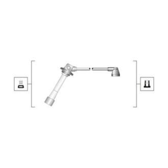 Комплект високовольтних проводів EQ MAZDA 626 1.8, 2.0 [] MAGNETI MARELLI 941319170073