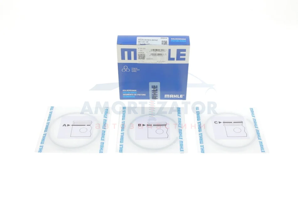 Кільця поршневі MAHLE MAHLE / KNECHT 001 01 V0 (фото 1)
