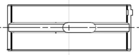 Підшипники ковзання корінні MAHLE MAHLE / KNECHT 001 HL 21956 000