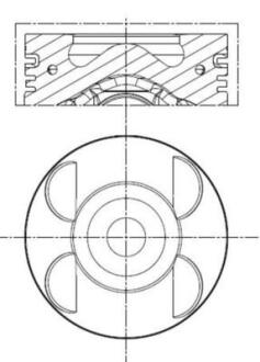 Поршень MAHLE / KNECHT 001 PI 00105 002