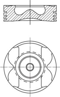 Поршень MAHLE / KNECHT 001 PI 00177 001