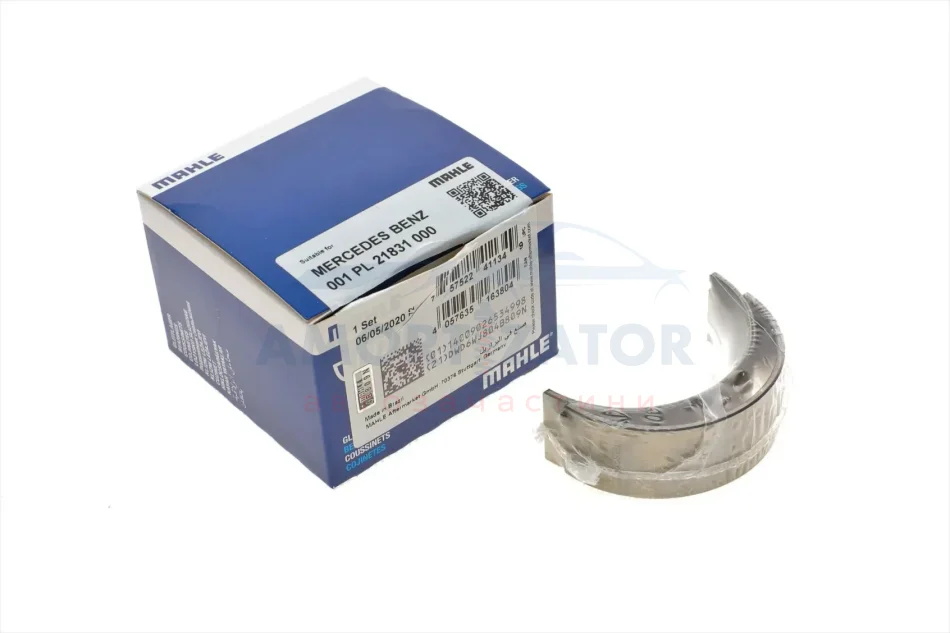 Підшипники ковзання шатунні MAHLE MAHLE / KNECHT 001 PL 21831 000 (фото 1)