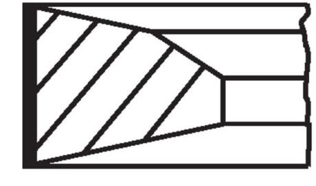 Комплект поршневих кілець MAHLE / KNECHT 001 RS 00136 0N0