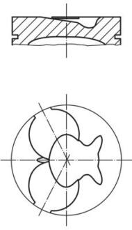 Поршень MAHLE / KNECHT 002 24 02