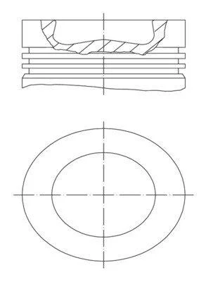 Поршень MAHLE / KNECHT 003 97 00 (фото 1)