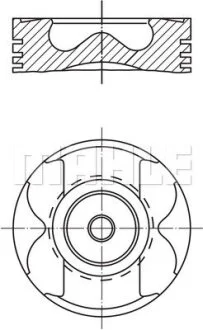 Поршень MAHLE / KNECHT 004 57 03