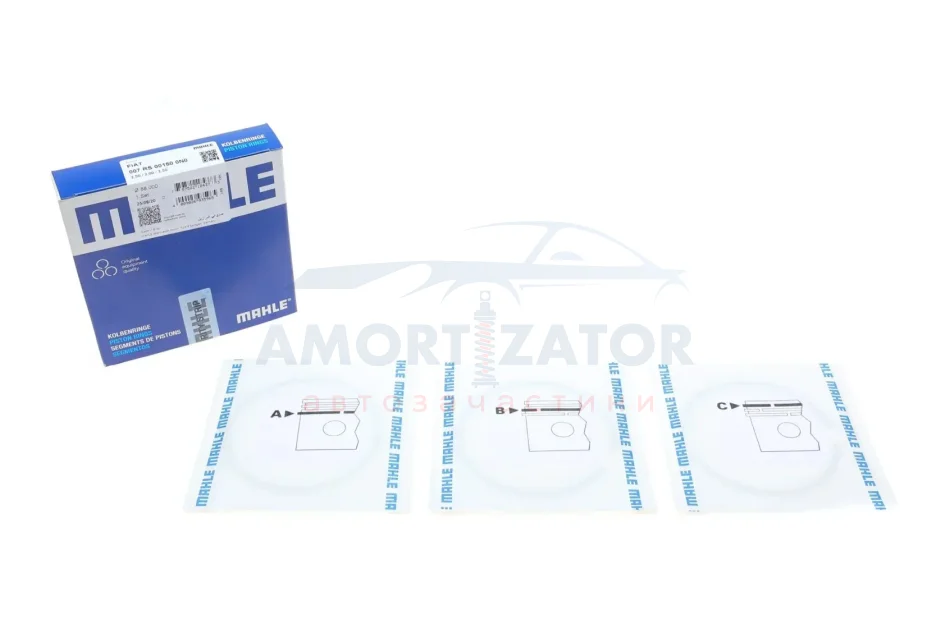 Кільця поршневі MAHLE MAHLE / KNECHT 007 RS 00150 0N0 (фото 1)