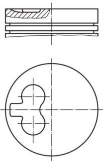 Поршень MAHLE / KNECHT 009 79 04