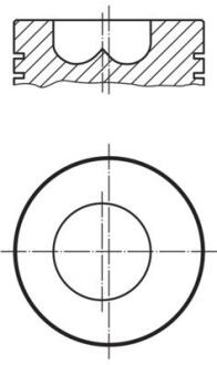 Поршень MAHLE / KNECHT 009 89 01