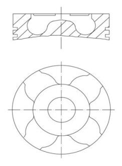 Поршень MAHLE / KNECHT 010 04 00