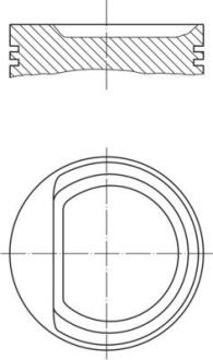 Поршень MAHLE / KNECHT 0102901