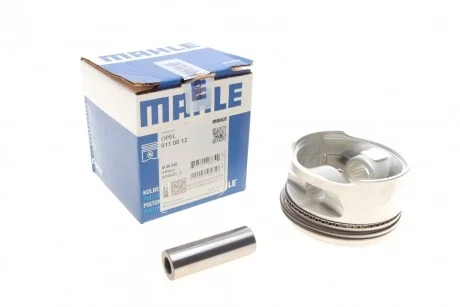 Поршень з кільцями OPEL 80,00 C16NZ/E16NZ (вир-во Mahle) MAHLE / KNECHT 011 08 12