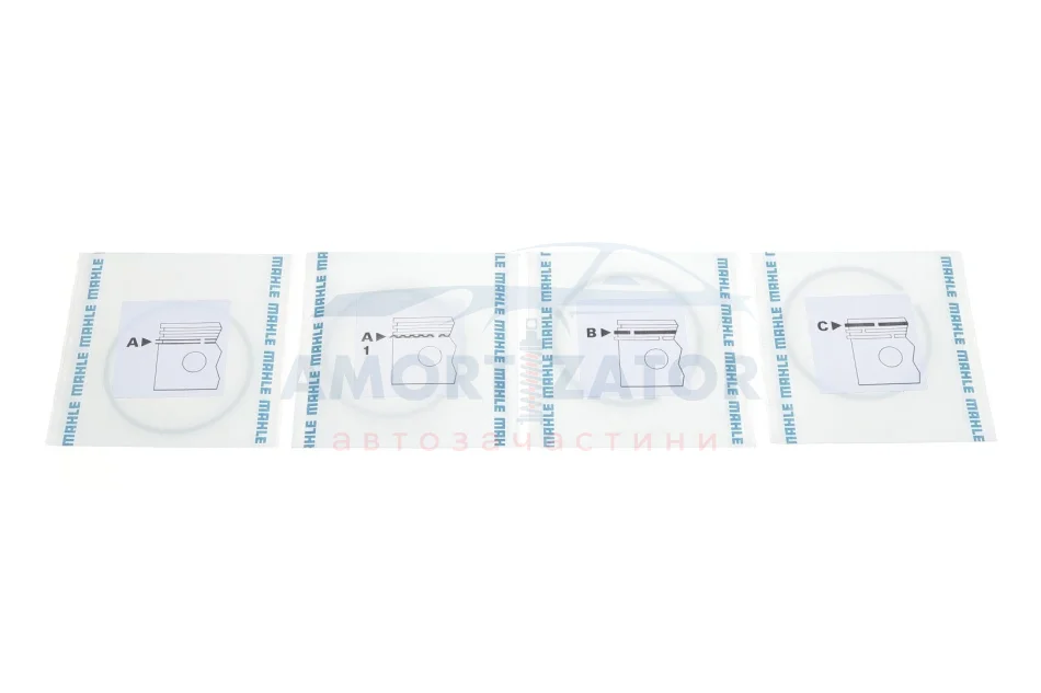 Кільця поршневі MAHLE MAHLE / KNECHT 011 08 N2 (фото 1)