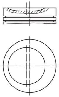 Поршень MAHLE / KNECHT 0116201