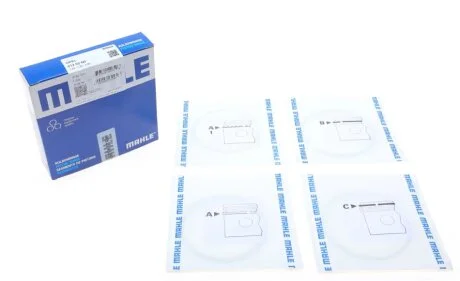 Кільця поршневі MAHLE MAHLE / KNECHT 012 02 N0