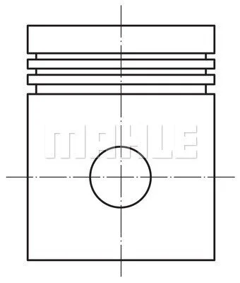 Поршень MAHLE / KNECHT 0121202 (фото 1)