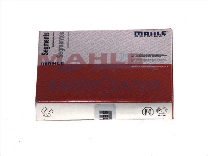 Комплект кілець поршневих з 3 шт. MAHLE / KNECHT 015 03 N0 (фото 1)