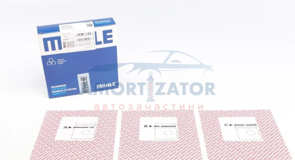 Кільця поршневі MAHLE MAHLE / KNECHT 021 82 N1 (фото 1)