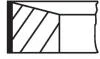 Комплект поршневих кілець MAHLE / KNECHT 021RS001150N2 (фото 1)