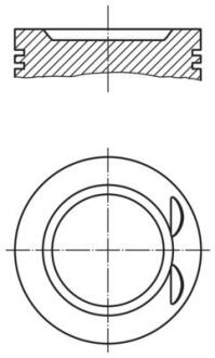 Поршень MAHLE / KNECHT 022 06 01
