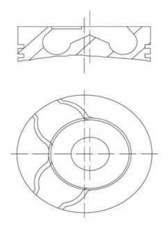 Поршень MAHLE / KNECHT 022 21 02