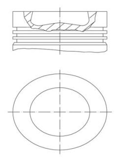 Поршень MAHLE / KNECHT 028 PI 00155 001