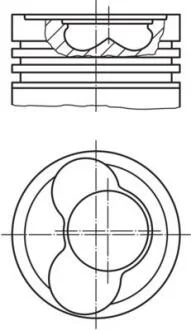 Поршень MAHLE / KNECHT 030 66 02