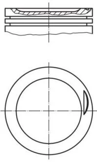 Поршень Mahle AUDI A4,A6 2,0 00-08 MAHLE / KNECHT 030 83 00