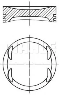 Поршень MAHLE / KNECHT 030 99 02