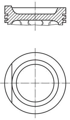 Поршень MAHLE / KNECHT 0339701 (фото 1)