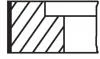 Комплект кілець поршневих з 3 шт. MAHLE / KNECHT 034 74 N3 (фото 1)