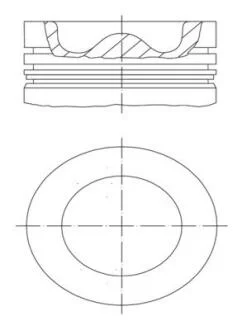 Поршень MAHLE / KNECHT 038 43 00