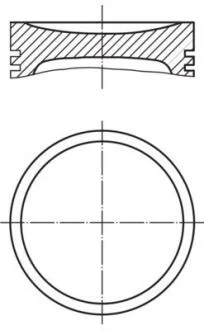 Поршень MAHLE / KNECHT 0401100