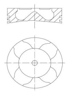 Поршень MAHLE / KNECHT 081 PI 00103 001