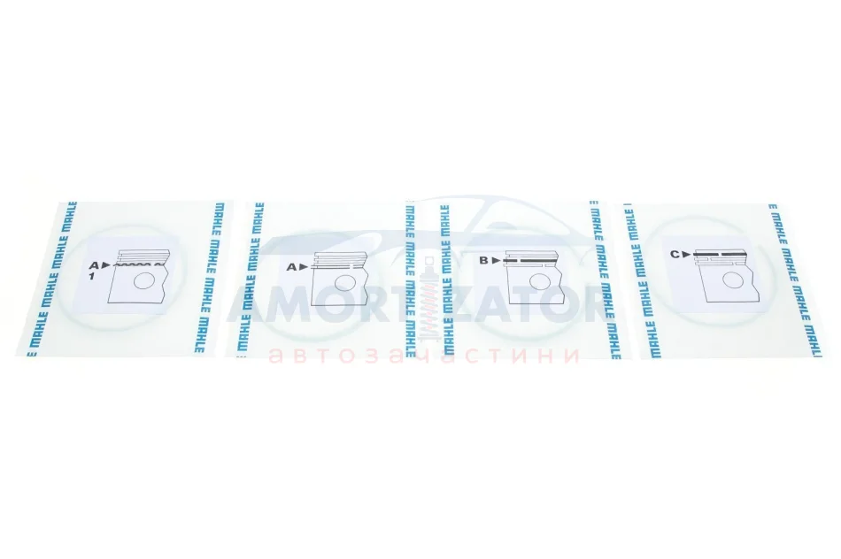 Кільця поршневі MAHLE / KNECHT 081 RS 00111 0N0 (фото 1)
